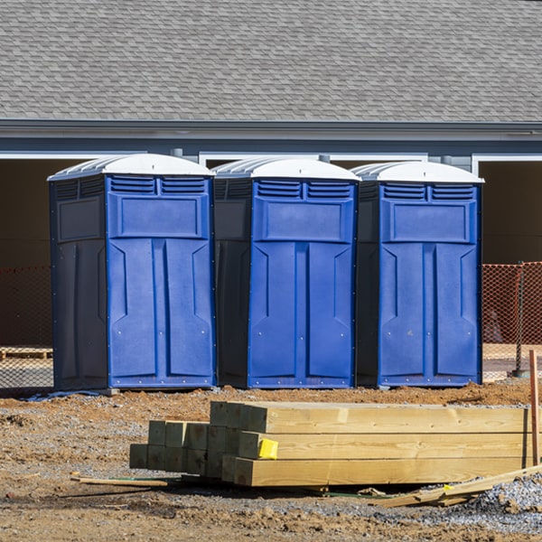 how can i report damages or issues with the porta potties during my rental period in Thurman